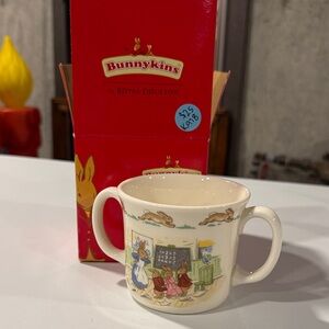 Vintage Bunnykins double handle mug